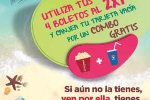 Cinemex: Canjea tu tarjeta vacía de Verano por combo gratis
