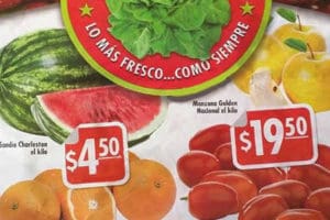Frutas y Verduras Comercial Mexicana Octubre 12