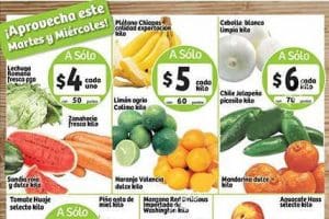 Soriana: frutas y verduras 25 y 26 de octubre