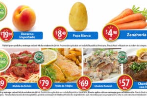 Walmart: martes de frescura frutas y verduras 4 de octubre