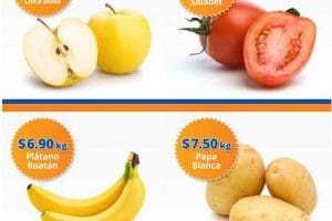 Chedraui: frutas y verduras 8 y 9 de noviembre