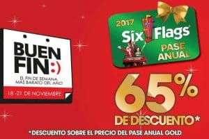 Promoción El Buen Fin 2016 en Six Flags México