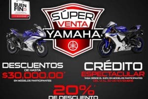 Ofertas del Buen Fin 2016 en Yamaha