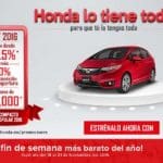 Promociones del Buen Fin 2016 en Honda