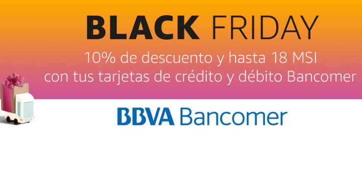 Ofertas de Black Friday 2016 en Amazon México con BBVA Bancomer