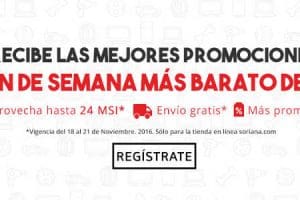 Promociones del Buen Fin 2016 en Soriana Online