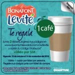 Promoción Levité Bonafont Starbucks Café GRATIS