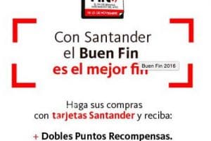 Promociones del Buen Fin 2016 en Santander