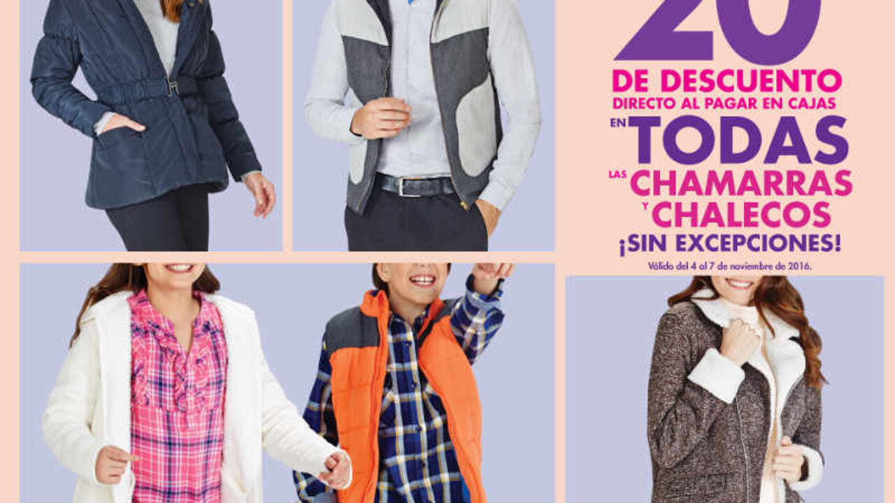 Suburbia: 20% de descuento en chamarras y chalecos para toda la familia