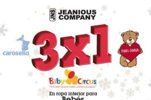 Sears: 3×1 en ropa interior de bebés del 1 al 5 de diciembre