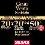 Venta Nocturna Sears 2 y 3 de Diciembre 2016