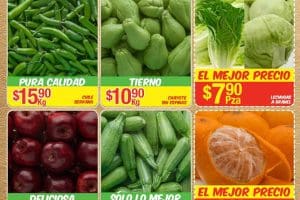 Bodega Aurrera: frutas y verduras del 6 al 12 de enero 2017
