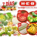 HEB folleto de frutas y verduras del 31 de Enero al 2 de Febrero