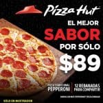 Pizza Hut pizza tradicional grande pepperoni por $89 pesos