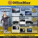 Office Max hasta 35% de descuento en computadoras, impresoras y artículos Apple