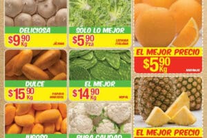 Bodega Aurrera: frutas y verduras tiánguis de mamá lucha del 17 al 23 de marzo