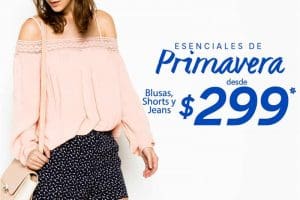C&A: blusas, shorts y jeans esenciales de primavera a $299