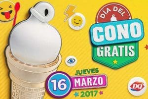 Día del Cono Gratis Dairy Queen jueves 16 de marzo 2017