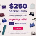Innovasport cupón de $250 de descuento en ropa y calzado de mujeres y niñas