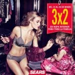 Sears 3x2 en ropa interior para toda la familia del 10 al 26 de Marzo