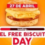 Carl's Jr Biscuits Gratis en Nuevo León, Saltillo Coahuila y León Gto 27 de Abril