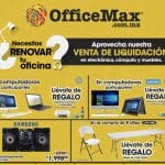 Office Max Venta de liquidación en electrónica, computo al 30 de abril