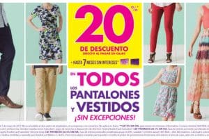 Suburbia: 20% de descuento en pantalones y vestidos al 1 de mayo 2017