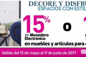 Espacios con Estilo Liverpool: 15% en monedero en muebles y decoración