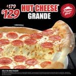 Pizza Hut Hut Cheese 1 Ingrediente por $129 Pesos