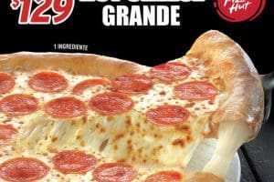 Pizza Hut: Hut Cheese 1 Ingrediente por $129 Pesos