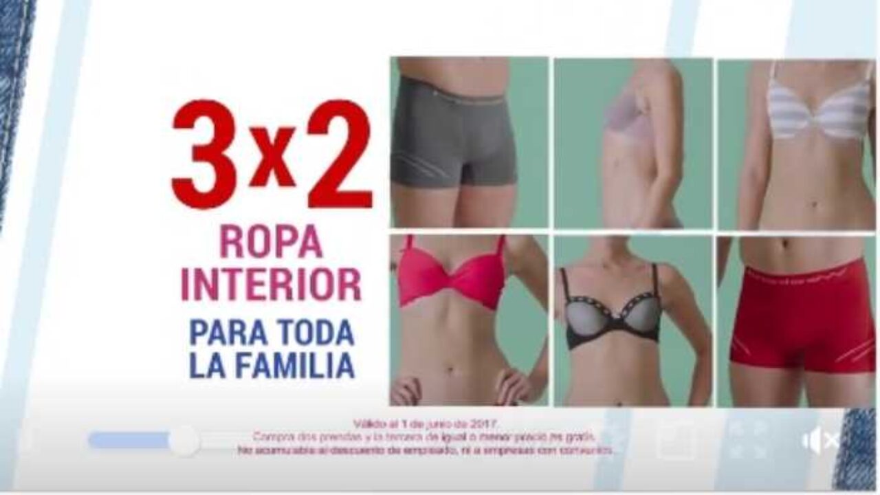 Ofertas en Internet | SUBURBIA: 34% DE DESCUENTO EN CORSETERIA Y ROPA  INTERIOR PARA TODA LA FAMILIA MAYO 24