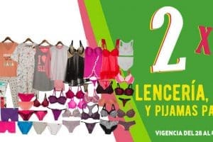Julio Regalado 2017 Soriana y Comercial Mexicana: 2×1 en lencería, medias y pijamas para dama