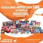 La Comer Temporada Naranja $40 de descuento por cada $100 en Juguetería