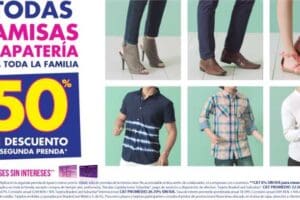 Suburbia: 50% de descuento en camisas y calzado para toda la familia al 18 de Junio