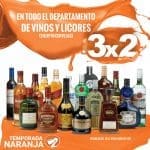 Temporada Naranja La Comer 3x2 en todos los vinos y licores