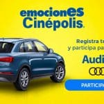 Emociones Cinépolis 2017: 4 entradas al 2x1 y Gana un Auto Audi Q3