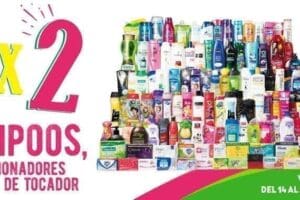 Julio Regalado 2017: 3×2 en Shampoos, Acondicionadores y Jabones de Tocador