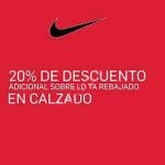 Nike Factory Store 20% de descuento adicional a lo ya rebajado al 6 de agosto