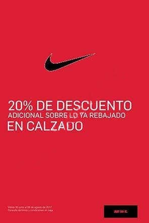 Nike Factory Store: 20% de descuento adicional a lo ya rebajado al 6 de  agosto