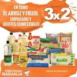 Temporada Naranja La Comer 3×2 en Frijol, Arroz Empacado y Aceites
