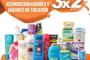 Temporada Naranja La Comer: 3×2 en Shampoos, Acondicionadores y Jabones de Tocador del 14 al 21 de Julio