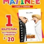 Cinemex Boletos a $20 Funciones Matinée Transformers y Mi Villano Favorito 3