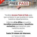 Promoción Free Pass City Club Acceso Total al Club del 18 al 21 de Agosto