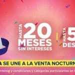Venta Nocturna Lowe's México 2 y 3 de septiembre 2017