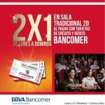 2×1 en Cinemex de Lunes a Domingo con BBVA Bancomer
