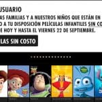 Cinépolis Klic películas gratis de Disney y Pixar para niños por sismo