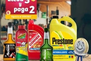 Soriana Mercado: 3×2 en lubricantes, anticongelantes y aditivos