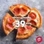 Pizza Hut Pan Pizza personal de un ingrediente a solo $39