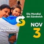 Promoción Subway Día del Sandwich 2×1 en subs 3 de noviembre 2017
