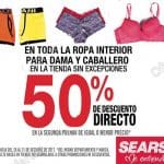 Sears: 50% de descuento en segunda prenda en ropa interior